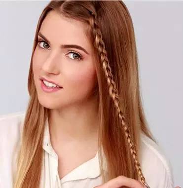 长直发帅气扎发,长直发都能怎么绑头发