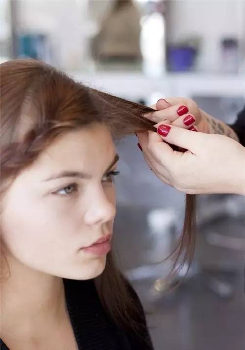 长直发帅气扎发,适合黑长直发的扎发