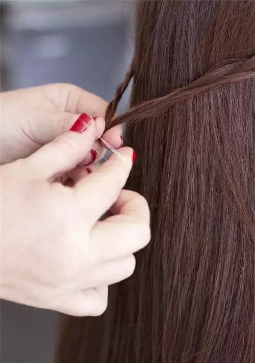 长直发帅气扎发,适合黑长直发的扎发