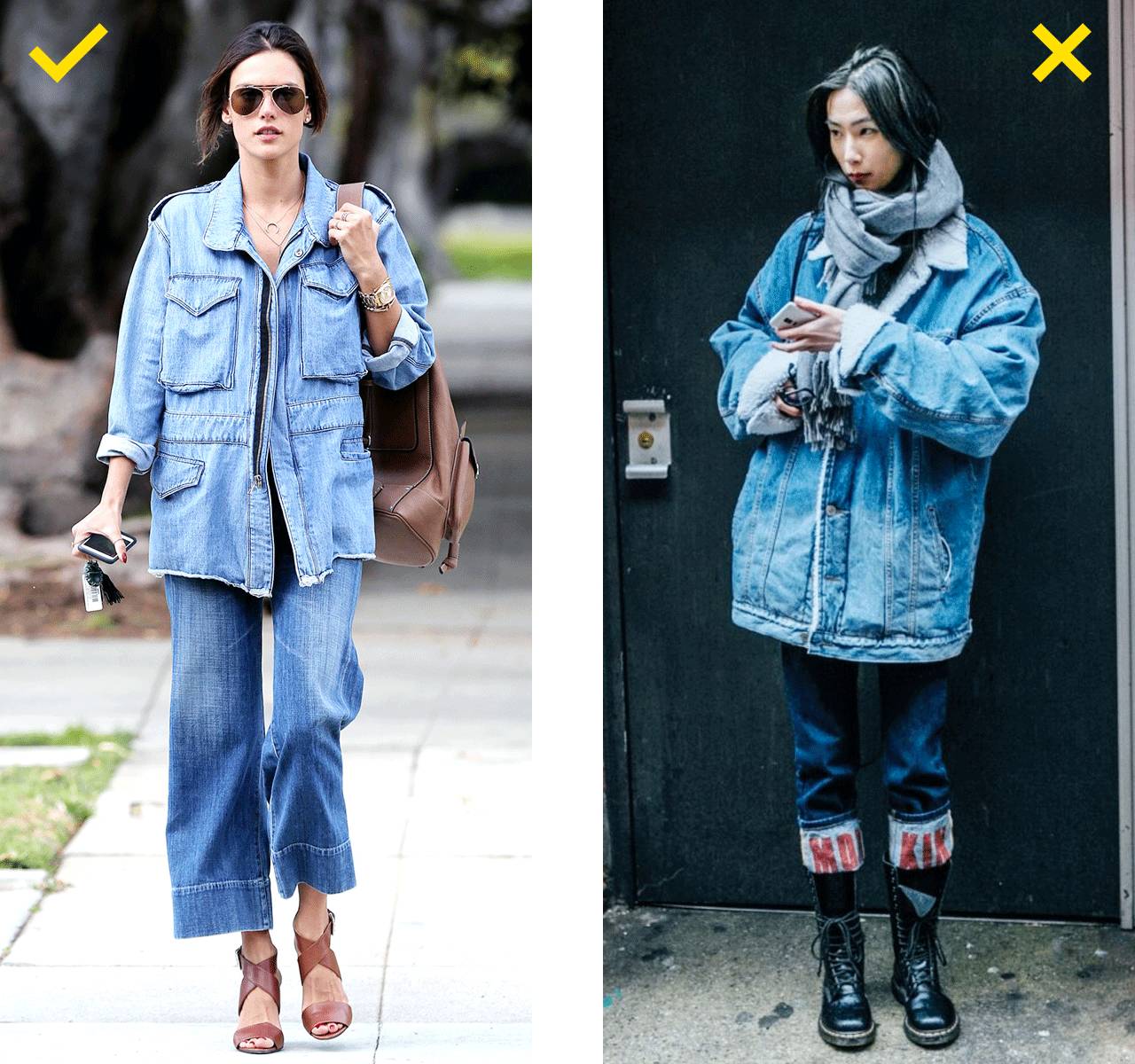 有没有版型好看的牛仔外套,早春必备款牛仔外套