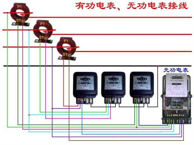 分励脱扣断路器与电表的接线图,断路器线圈与电表接线图