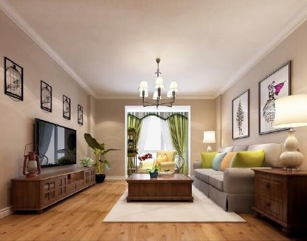 97平美式风格装修全屋效果图,小资混搭风美家