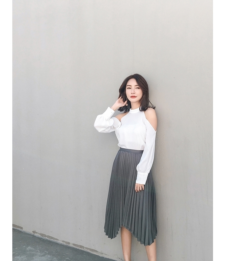 only新款百搭雪纺衫,粉红色潮流雪纺衫