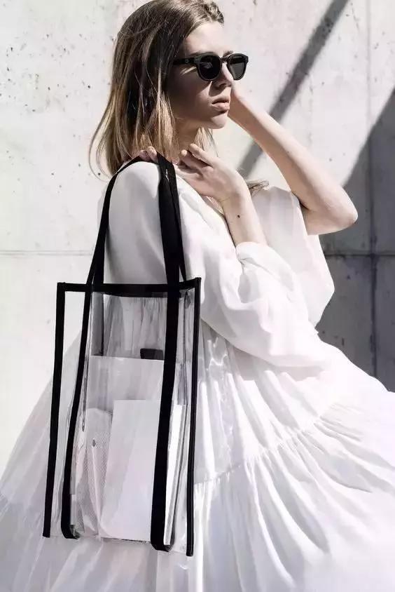 透明风潮pvc,pvc透明面料设计