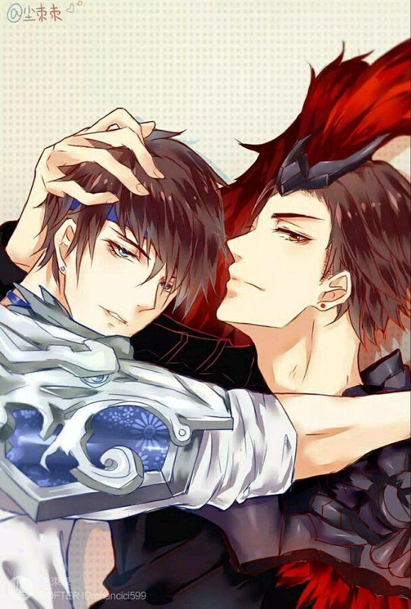 王者荣耀情侣头像一男一女校园,王者荣耀项羽霸王别姬情侣头像