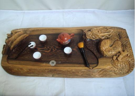 乐山茶盘鸡翅木黑檀厂家批发价格,黑檀鸡翅木实木茶盘最新报价