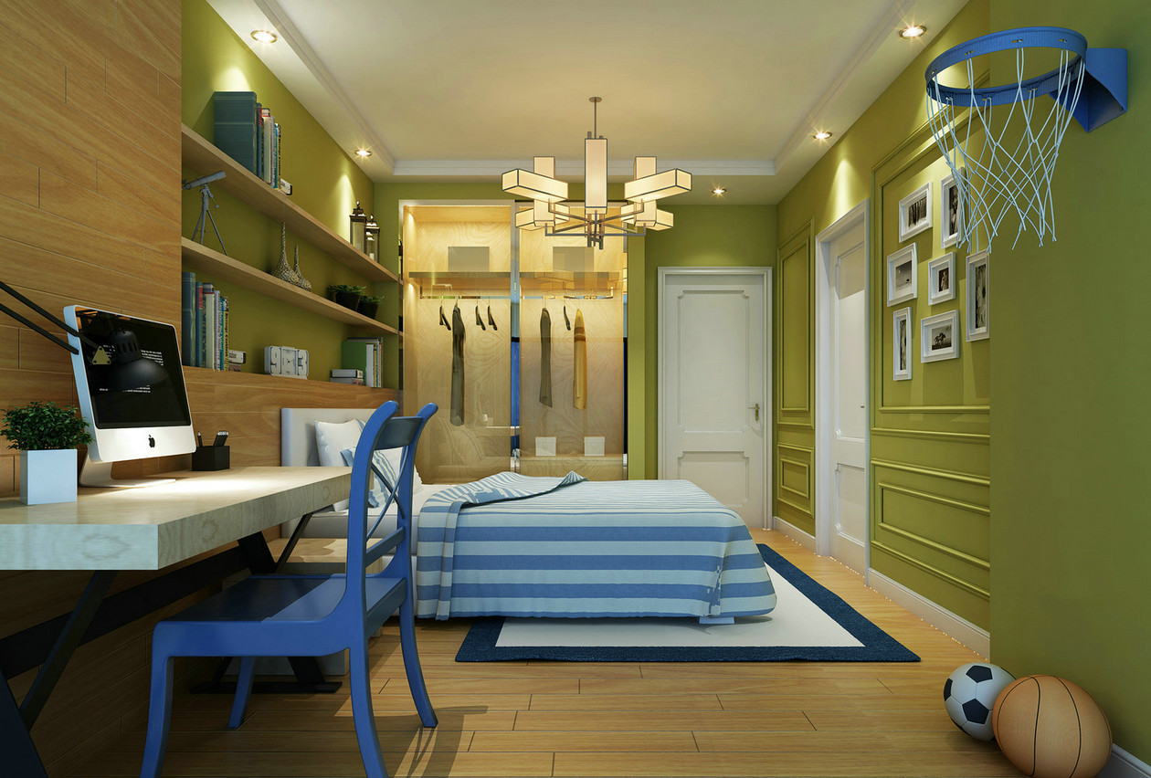 4-5岁儿童房装修风格,7-12岁儿童房装修风格简单