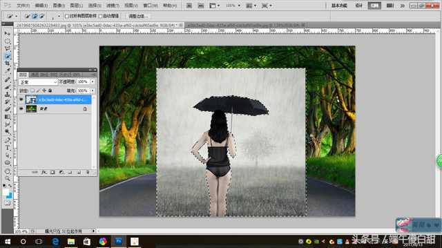 ps创意人像海报双重曝光效果,ps双重曝光的混合选项设置