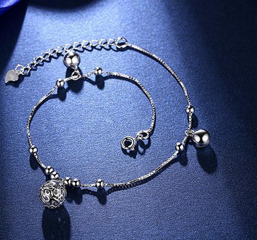 粗跟时尚百搭脚链,新时尚百搭爱心脚链