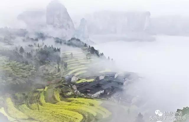 台州的公盂村,浙江省仙居县田市镇公盂村