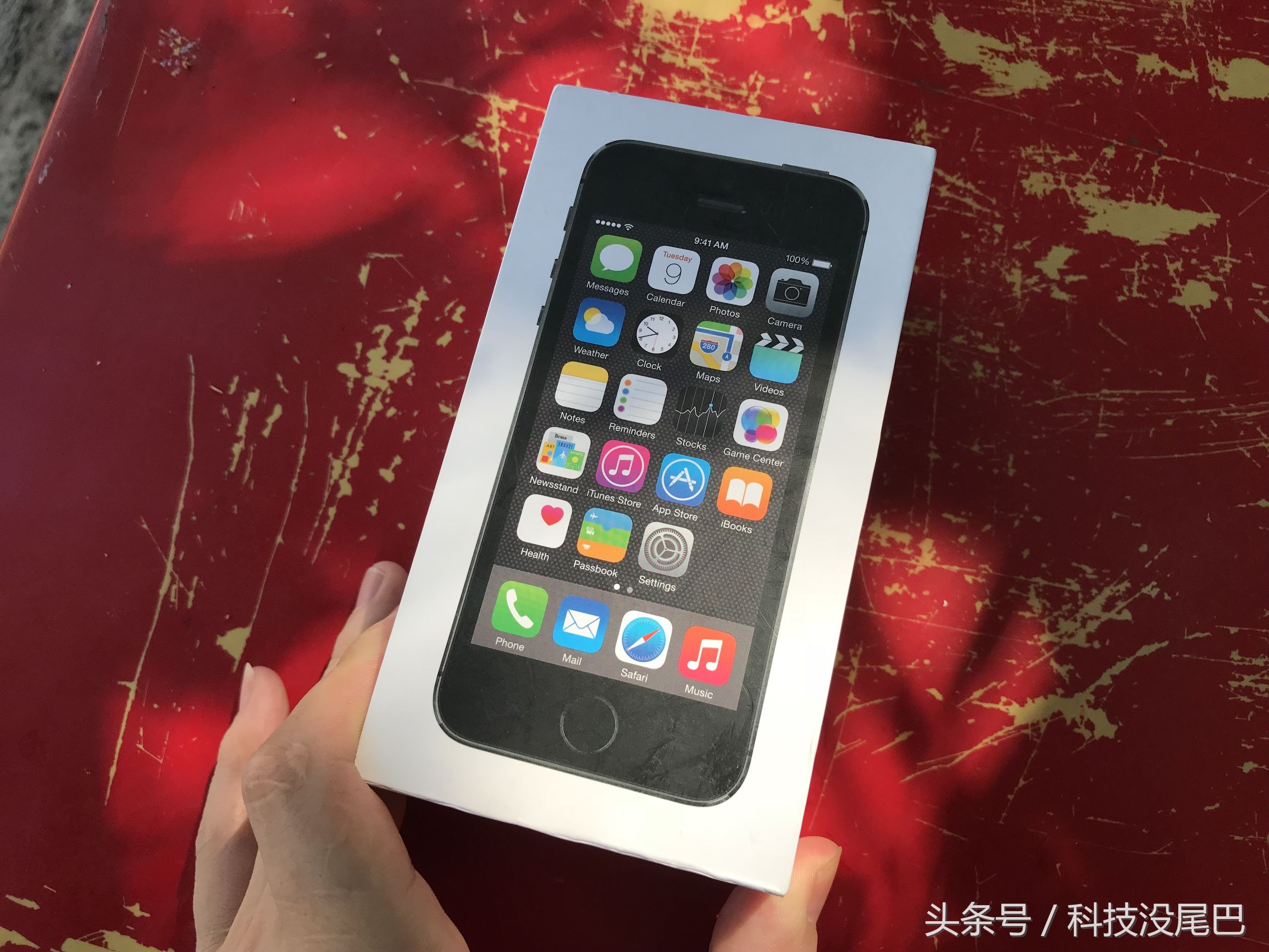 买了一个iphone5s,80块钱买的iphone5s