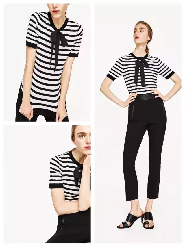 想要怎么穿都比别人瘦，只要一件条纹衫