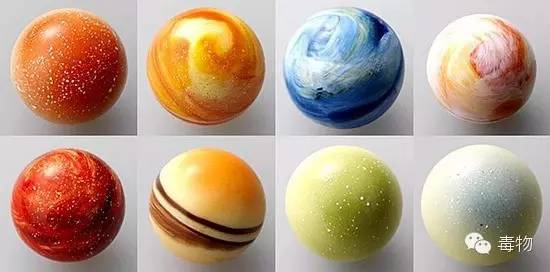 太阳系八大行星立体巧克力,宇宙行星巧克力