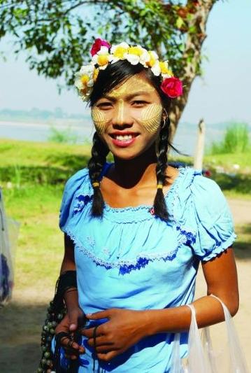 缅甸人脸上擦什么防晒,缅甸人防晒