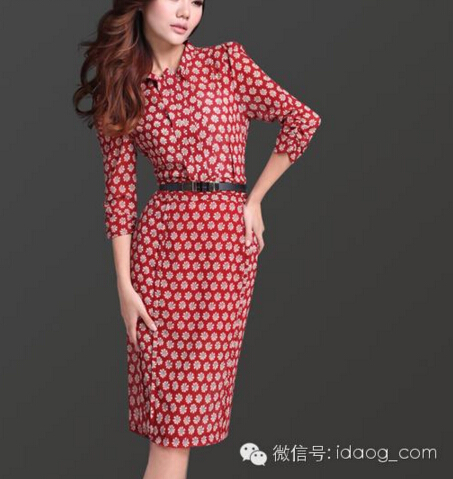 有一种迷人的雪纺裙,减龄碎花雪纺裙