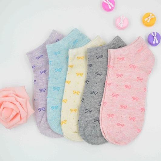 清新的袜子透气清凉有刺绣,透气舒适不臭脚短袜