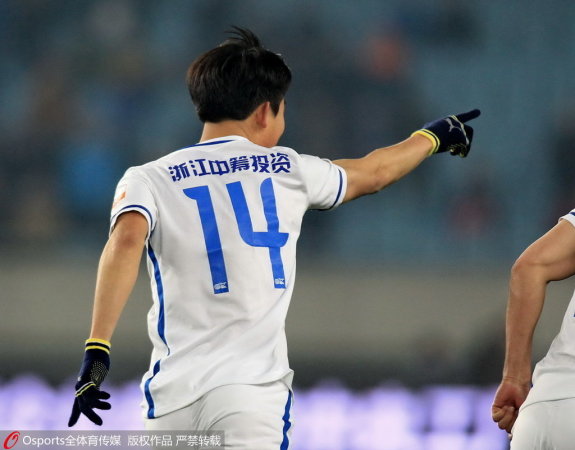 张晓彬亚冠进球看台视角,张晓彬中超