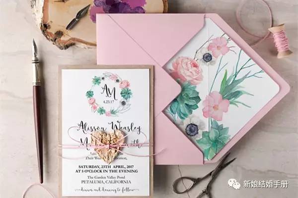 浪漫婚礼从发请柬开始，要像安以轩、周杰伦他们那样