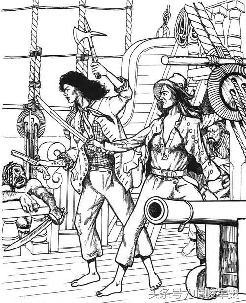 碧海黑*粟罂**:女海盗安妮·邦尼与玛丽·德里的风流韵事