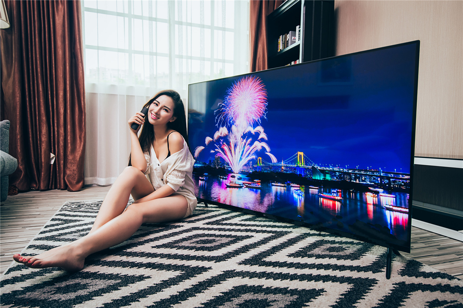 小米电视465寸全面屏旗舰版,小米电视4a