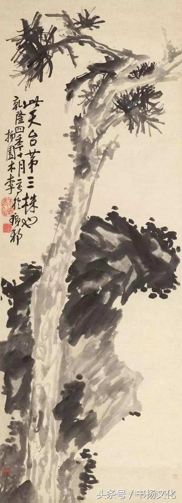 与范曾齐名的画家,范曾画梅兰竹菊四条屏