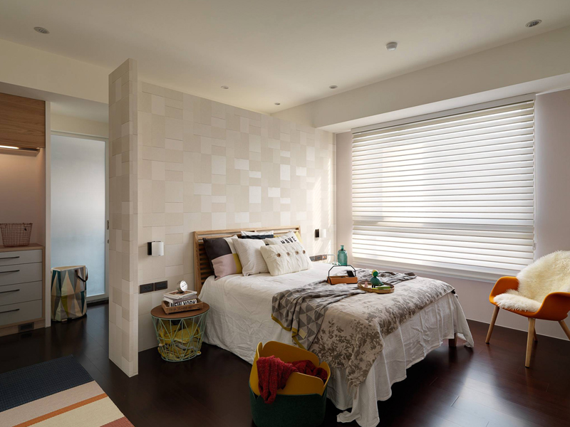 广州水韵蓝湾135平装修实景图,日式两居室造价15万,温馨