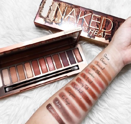 heat眼影盘真假,nakedheat眼影盘教程