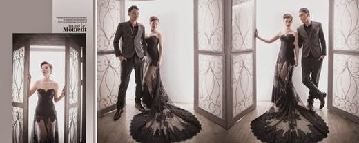 抖音最火黑婚纱新娘图片,黑婚纱也可以很美