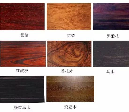 红木家具深度解读,一文看懂实木家具各种木料