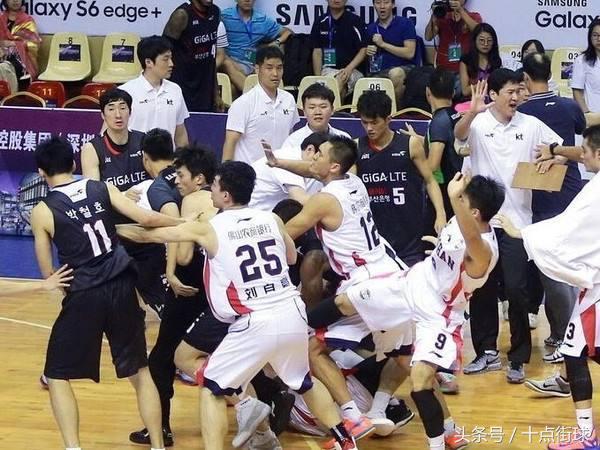 中国篮球斗殴和世界斗殴事件,篮球史上最严重的群殴事件