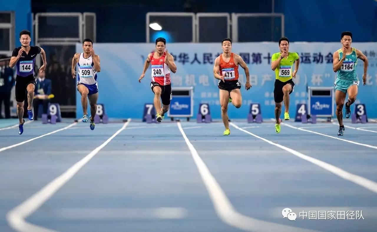 谢震业10秒01破百米夺冠,全运会男子田径100米半决赛谢震业