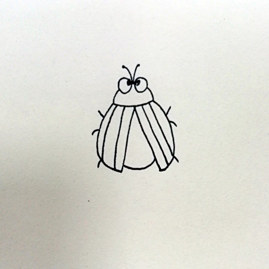 萤火虫找朋友简笔画,飞的萤火虫简笔画