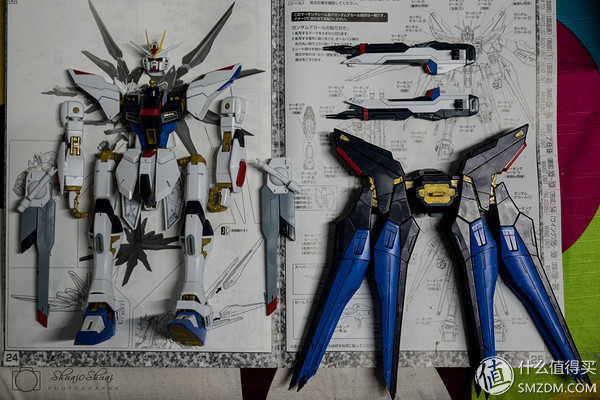 如果你闲的dan疼就来玩模型吧：BANDAI万代—强袭自由MG【素组】