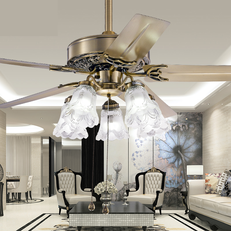 客厅最好看的吊扇灯,极简侘寂风吊扇灯