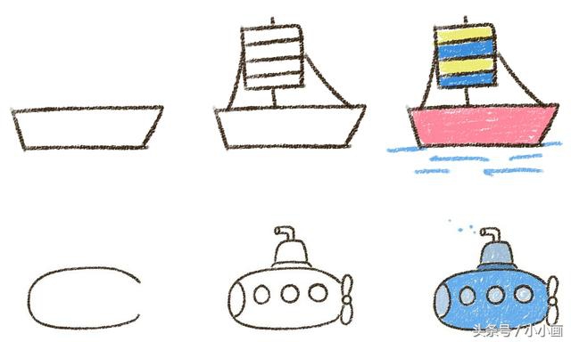 不会骑自行车简笔画,没有轮子的车简笔画