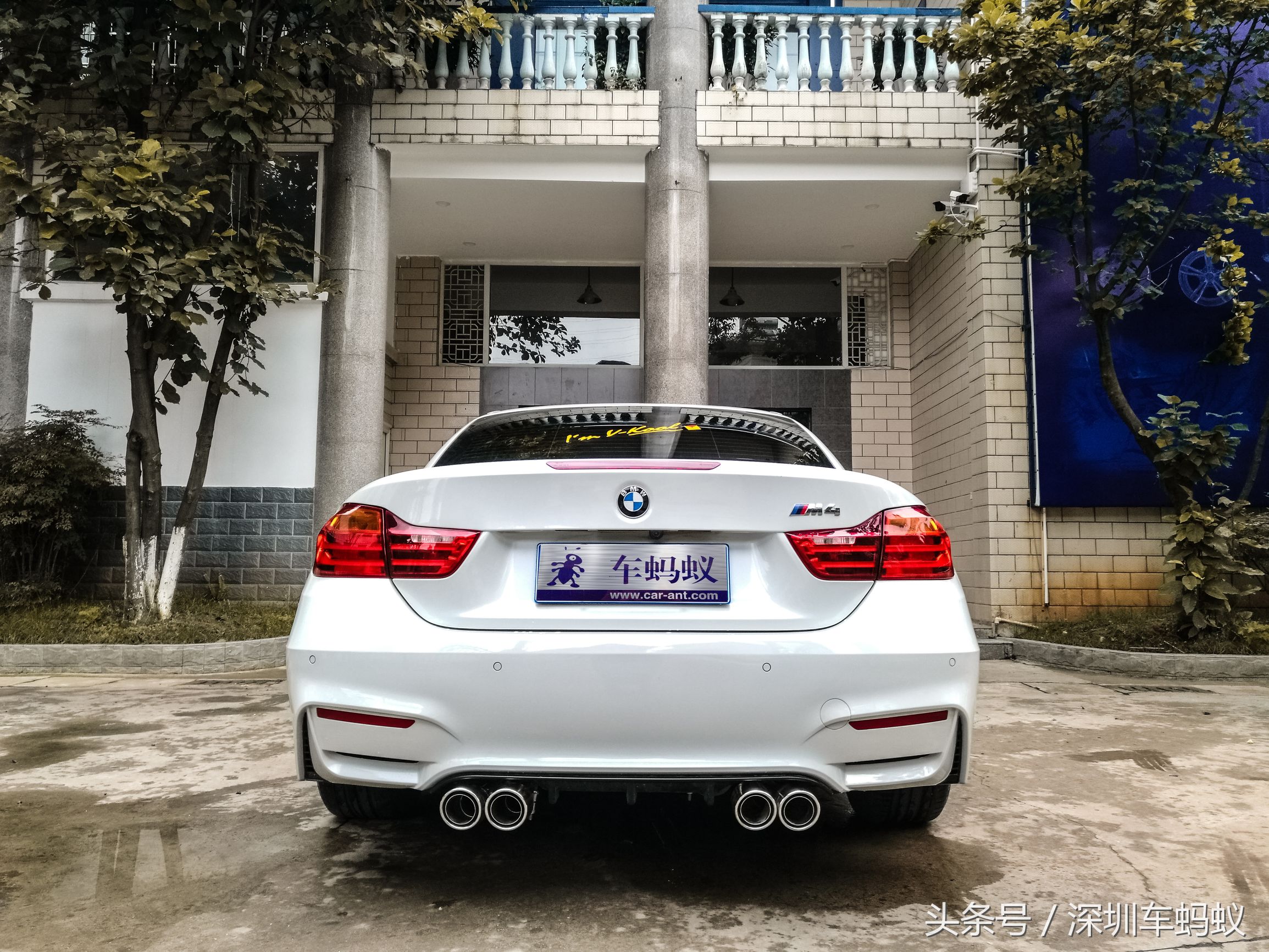 宝马4系敞篷改装街拍,新款宝马4系敞篷升级m4前脸