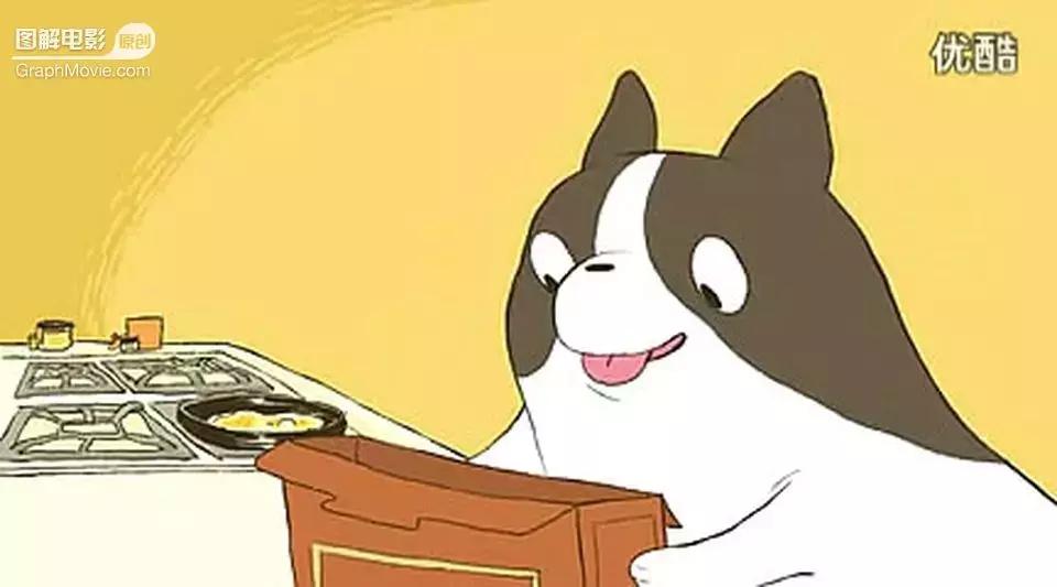 1分钟看完煎蛋饼养只狗狗来做饭狗版の田螺姑娘