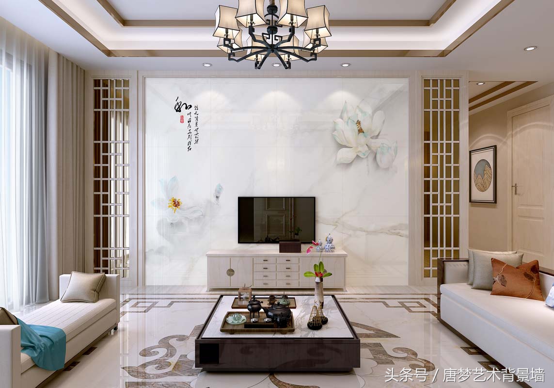 现代艺术感背景墙,现代轻奢艺术背景墙