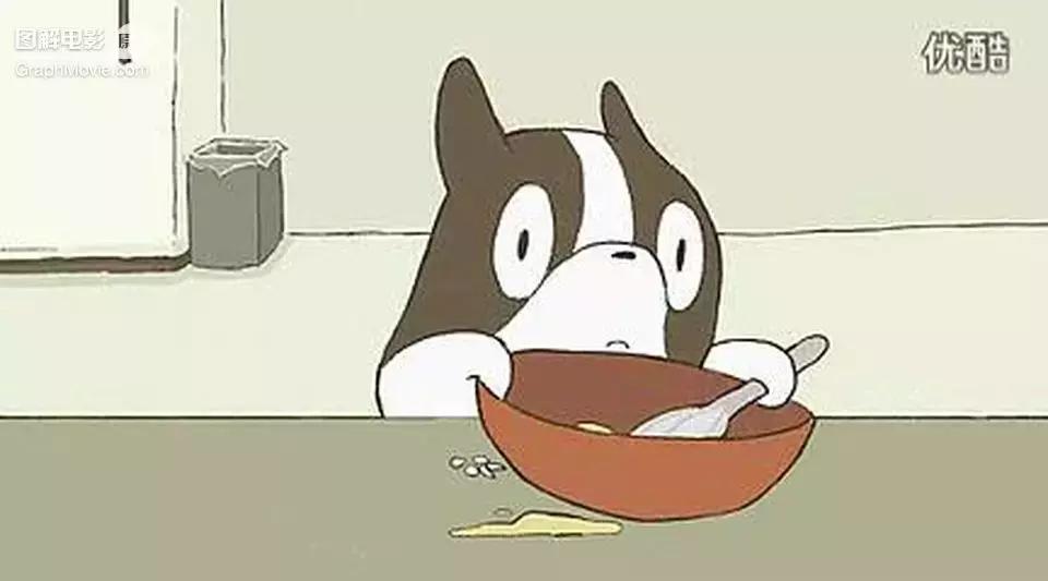 1分钟看完煎蛋饼养只狗狗来做饭狗版の田螺姑娘