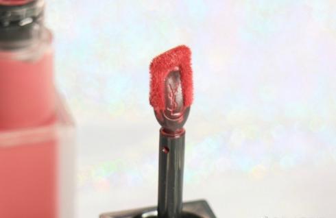 ysl哑光16号唇釉试色,ysl唇釉16号试色兰蔻豆沙