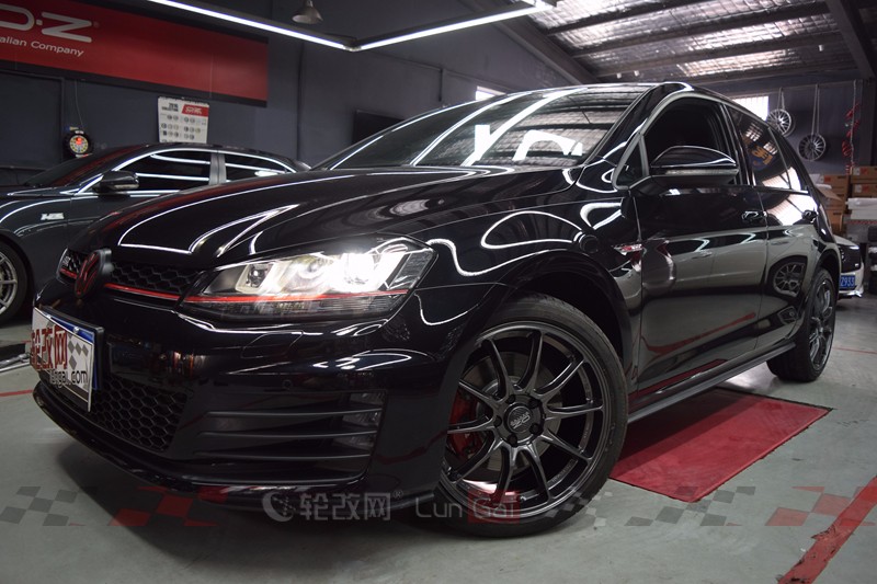 大众高尔夫7.5代gti改装,高尔夫7.5代gti19寸轮毂