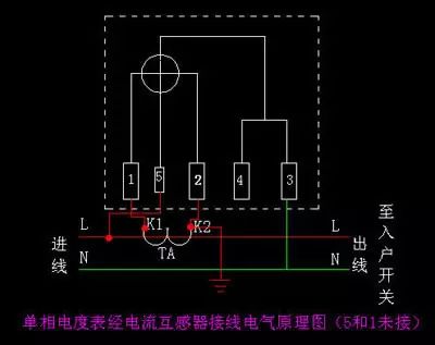 单相电表正确的接线方法,单相电表如何正确接线