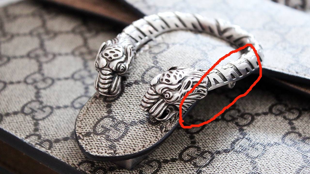 gucci虎头扣酒神包怎么鉴定 (gucci酒神包16cm怎么鉴别真假)