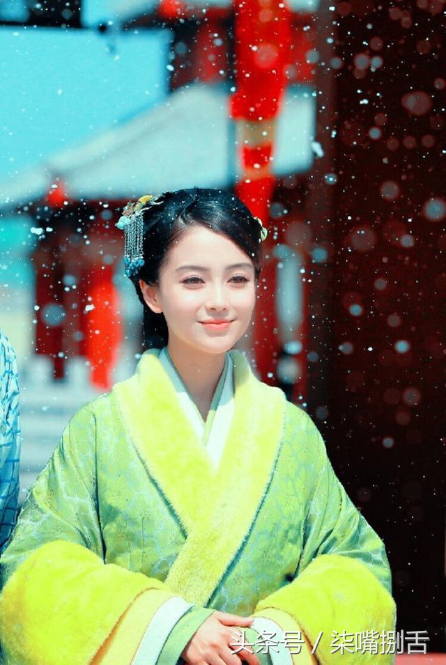 古装绿衣美女,迪丽热巴杨颖赵丽颖古装