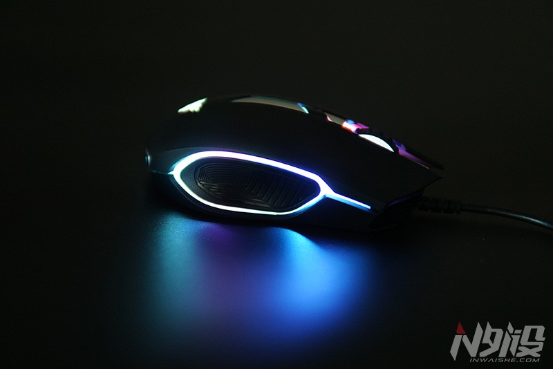 狼派at405游戏鼠标,狼派鼠标拆解