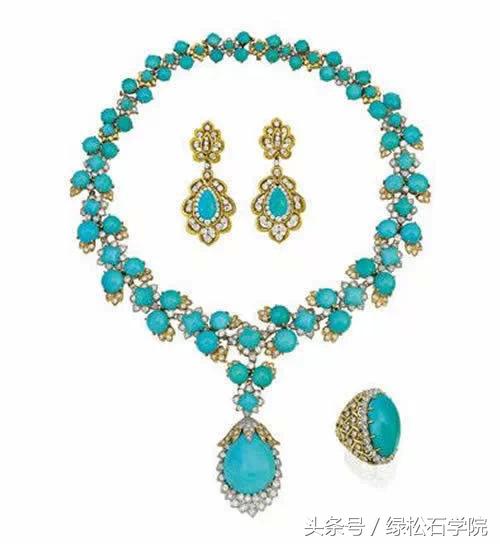 绿松石高端饰品,最美的绿松石首饰