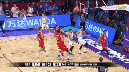2017男篮欧锦赛-斯洛文尼亚夺冠，西班牙拿下俄罗斯