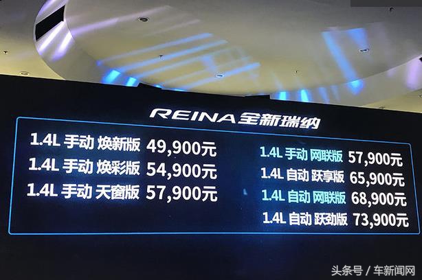 北京现代全新车瑞纳价格,北京现代新款瑞纳最新价格