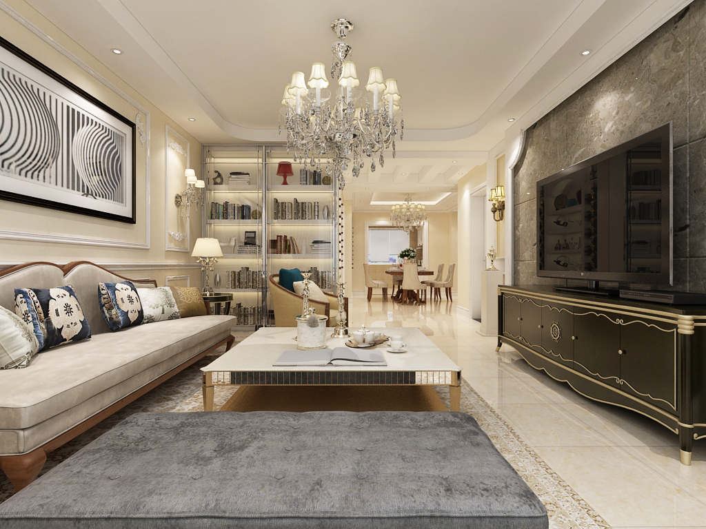 简欧风格120平，25-50左右都会喜欢的温馨舒适，长春保利拉菲公馆