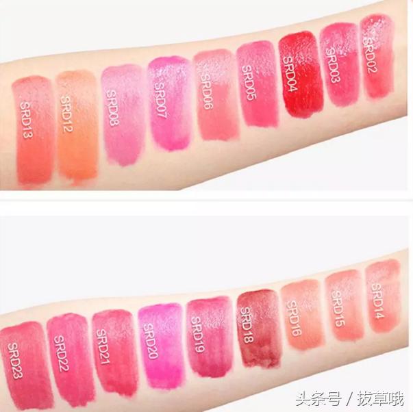 美宝莲小灯管口红唇膏测评,美宝莲小灯管唇釉试色